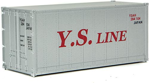 Walthers HO Scale 20' Smooth-Side Container Y.S. Line (Gray/Red)