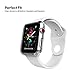 Casem Designed [Series 1] Apple Watch Screen Protector [42 mm] - Light Weight iWatch Bumper Protection Case for Glass Screen