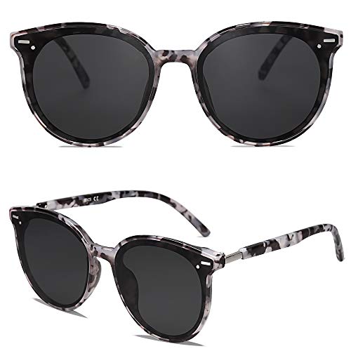 Image of SOJOS Sunglasses Womens Trendy 2025 Classic Round Retro Vintage Shades Large Frame Sunnies SJ2067