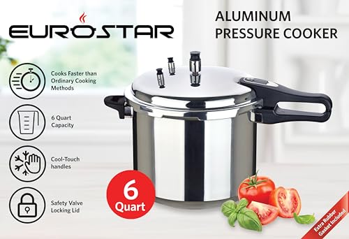 Olla a presión de aluminio 5.7 L Eurostar miniatura 2