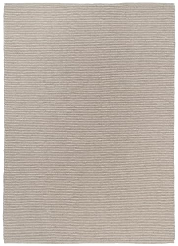 Wool Cotton Hand Woven Chunky Knit Popcorn Rug - Ivory