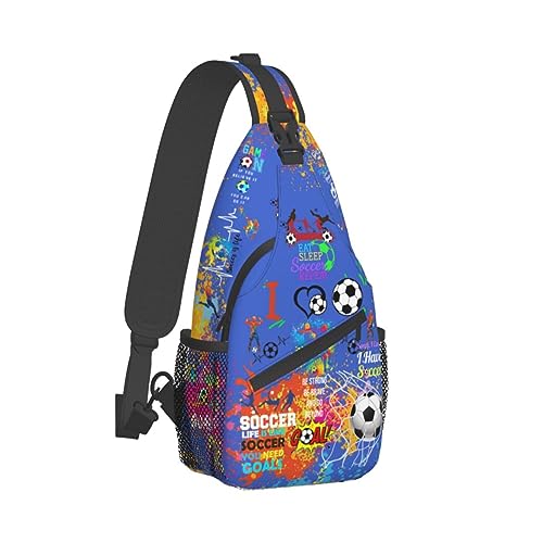 Image of Baseball Sling Backpack - Crossbody Shoulder Bag for Men & Women