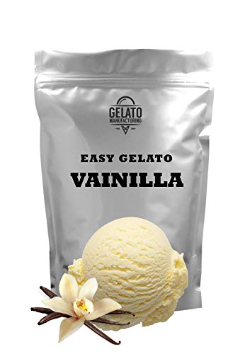 Base mix para helado de VAINILLA, con 1.4kg mix + 2.6lt leche se obtienen 5,5 litros de helado