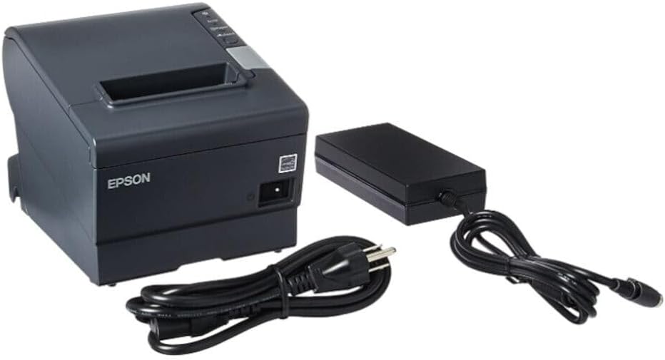 Amazon.com: Epson TM-T88V 熱感式收據印表機, USB 和串行接口, 自動切割機. 列印機數量: 1 頁包含電源 ...