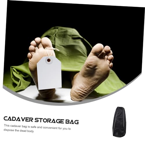Bolsa funeraria PRETYZOOM de PVC de alta barrera con asas resistentes para morgues 6