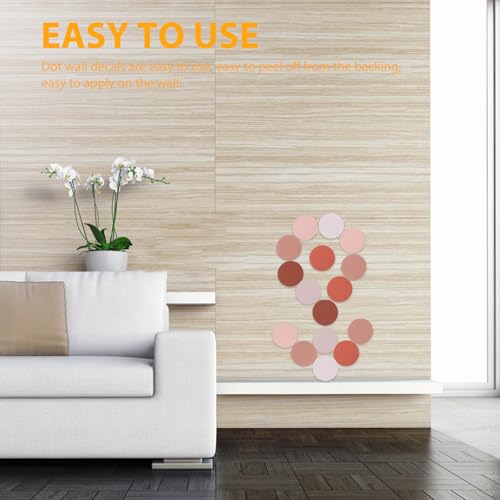 Vinilos decorativos adhesivos puntos 6 piezas para pared miniatura 4