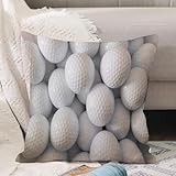 ❦【Matériau du Tissu】La housse de coussin décorative en polyester de haute qualité doux, confortable et durable. Taie d'oreiller douce et courte en peluche, bonne résistance aux rides, peut être repassée.