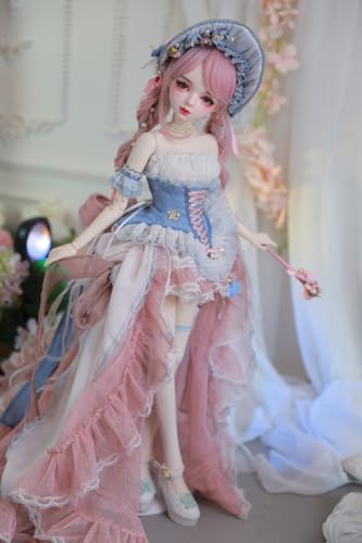 Muñeca BJD pintada a mano 56 cm con 31 articulaciones miniatura 5