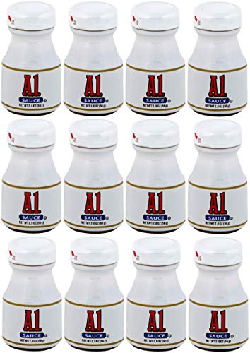 A-1 Steak Sauce 2 Oz Glass Miniature Bottles - Pack of 12