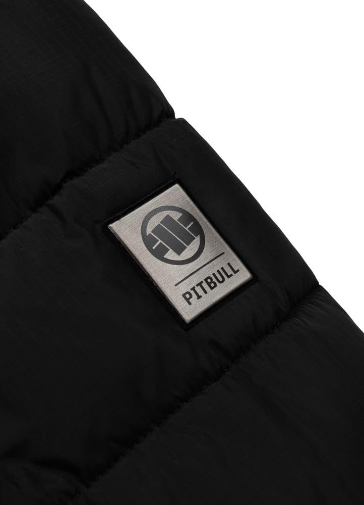 PITBULL - Winterjacke Herren mit Kapuze Seacoast III, Jacke Männer mit Reißverschluss, Bequeme Seitliche Taschen, Steppjacke, Herren Jacken Perfekt für Winter