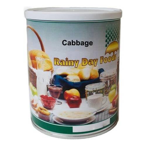 Rainy Day Foods Non-GMO Dehydrated Cabbage 6 oz #2.5 Can - 5 Servings