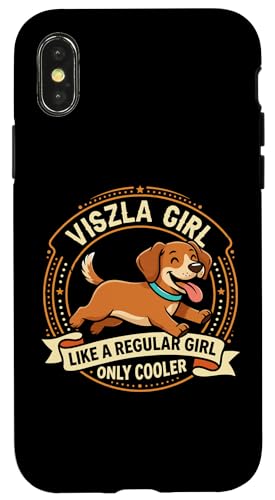 Viszla Girl Like A Regular Girl Only Cooler - Viszla Dog �X�}�z�P�[�X iPhone X/XS �p