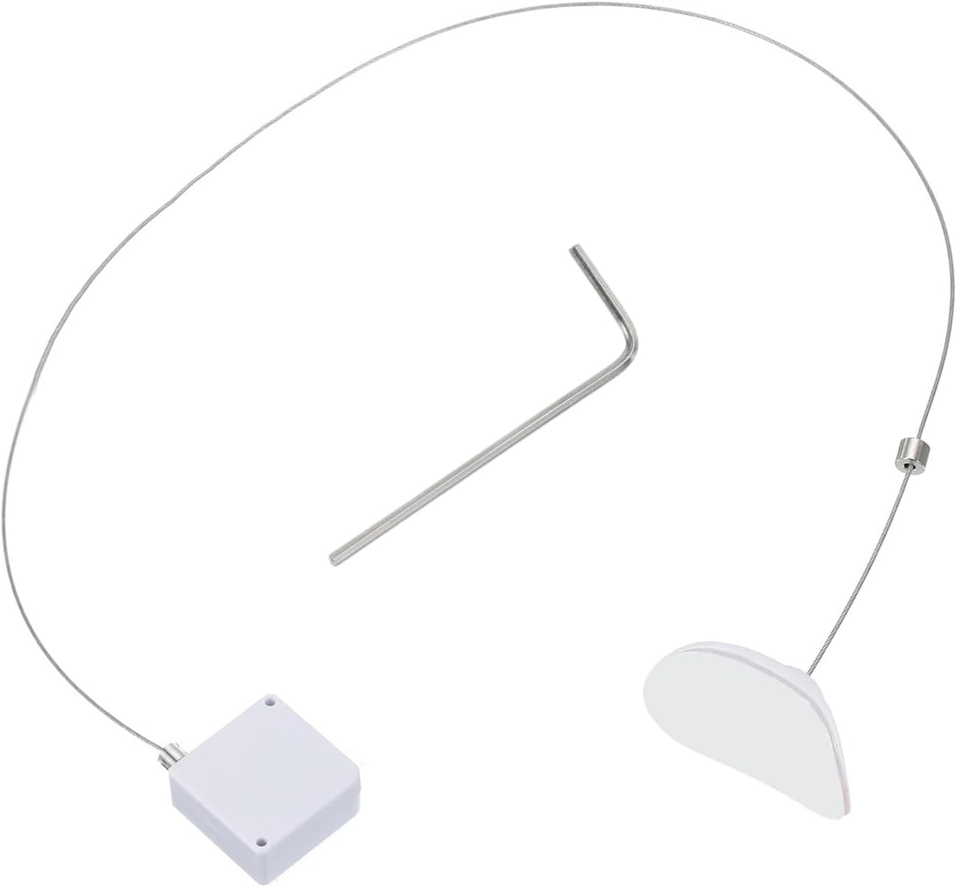 Retractable Cable Lock - Adjustable Remote Control Security Lock - Sturdy Convenient Rope for Family Friends Colleagues