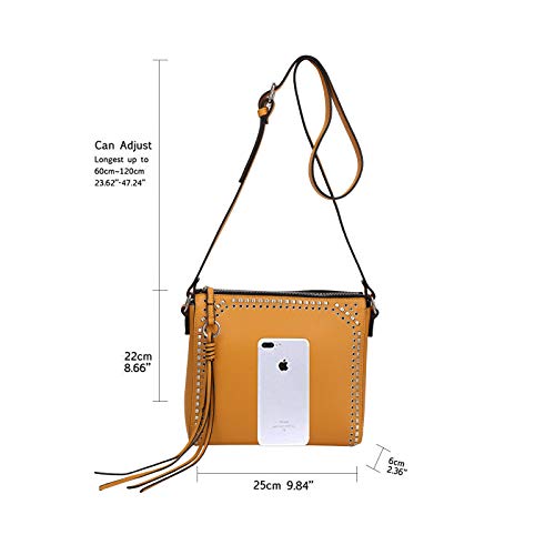 seOSTO Medium Women Crossbody Purse Bag with Tassel