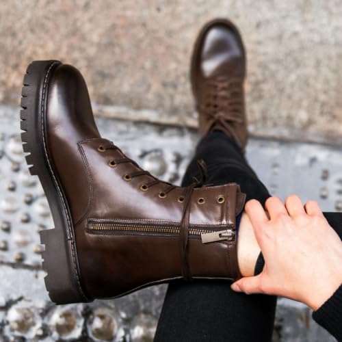 Image of Thursday Boot Company Women's Lace up Leather Combat Boots