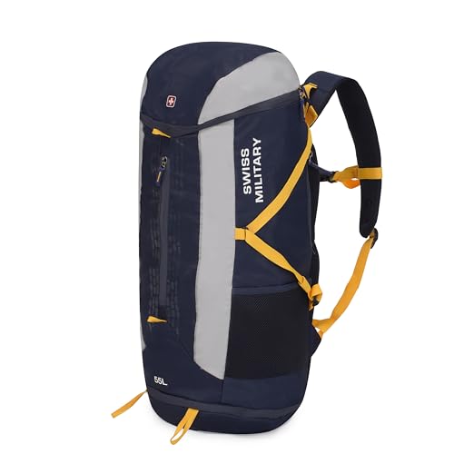 SWISS MILITARY WAVEPRIME 55L Navy Rucksack - Image 4