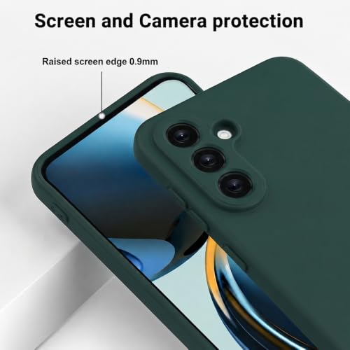 Image of Back Cover Compatible with Samsung Galaxy S26 Plus 5G | Full Camera Protection | Premium Liquid Silicon Case | Flexible Bumper Case for Samsung Galaxy S26 Plus 5G (Green)