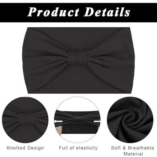Image of XFYT Soft Comfortable Workout Gym Sports Hair Band | Exercise Sweat Absorbent Breathable Yoga Wide Headbands for Men and Women (Dark Grey)