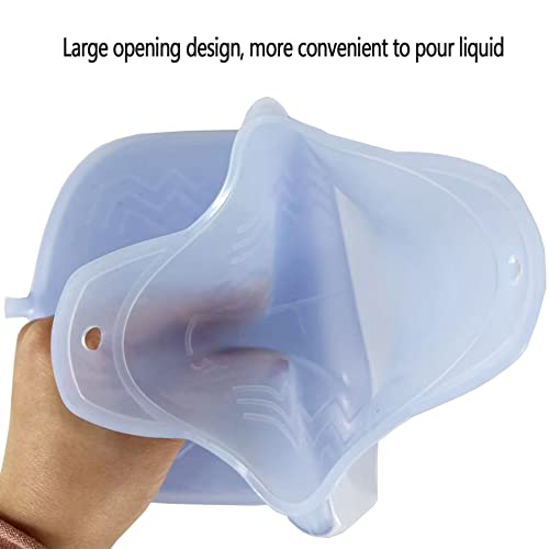 Image of Smokitcen Colon Cleanse Enema Bag Kit with 5.2ft Silicone Hose, 5 Enema Tips and Controllable Flow Valve- Home- 2 Quart Capacity Silicone Enema for Coffee and Water Colon Cleanse for Men and Women
