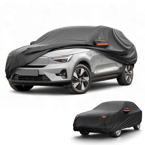 Housse de voiture imperméable Volvo XC40 avec bandes réfléchissantes anti-UV