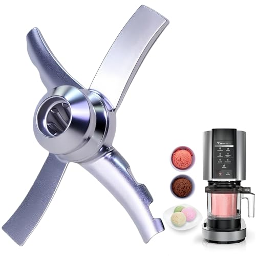 FullMayPro Replacement Paddle Compatible with Ninja Creami NC300 Series Ice Cream Makers,Replacement Parts Blade for Ninja Ice Creami Accessories for NC301/NC300/ NC299AMZ/NC201/NC101, Stainless Steel