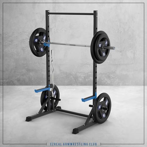 EAC Fitness Multifunctional Squat Rack , Smith Machine and Adjustable Half Rack Ideal for Home Gyms, Commercial Training, Athletes and Fitness Enthusiasts - Image 3