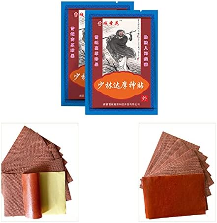 MQUPIN 40-Patch/5-Bag Chinese Pain Relief Plaster,Promote Blood Circulation,Long Lasting Effect Relief Rheumatism Arthritis & Knee Joints Back Pain