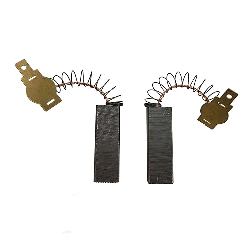 1 paire de balais de charbon de rechange, 6,3 * 11 * 32 mm Balais de charbon pour moteur électrique Outil de réparation pour aspirateurs