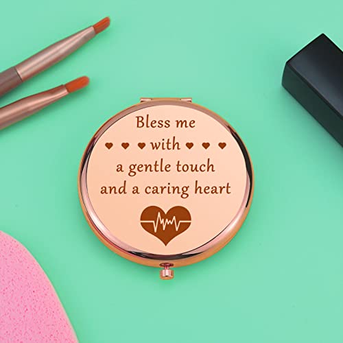 Nurse Gifts For Women Compact Makeup Mirror Nurse Appreciation Gifts For Women Nurse Practitioner Gifts Retirement Gifts For Nurse Folding Makeup Mirror For Nurse Students Birthday Graduation Gifts #TOP4