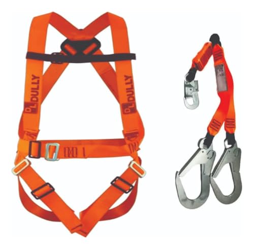 Cinto Paraquedista Dlt-012 + Talabarte De Segurança Duplo Y Dltabs-09