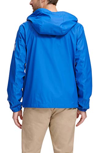 DOCKERS Men's Hooded Waterproof Rain Jacket3