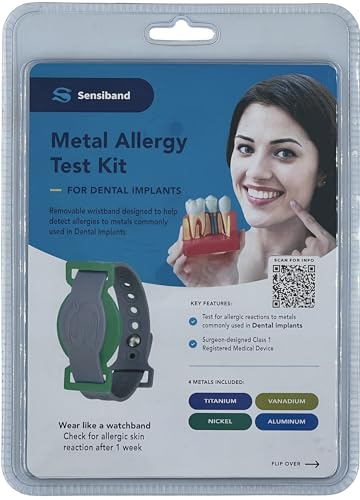 Allergy Test Kit for Dental Implantsâ€“ See how your body responds to 4 Common Metals including Nickel used in Dental Implants & Bridges