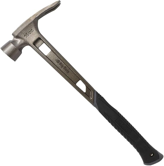 Big Horn 15152 16 Oz Tiger Titanium Framing Hammer With Straight Handle