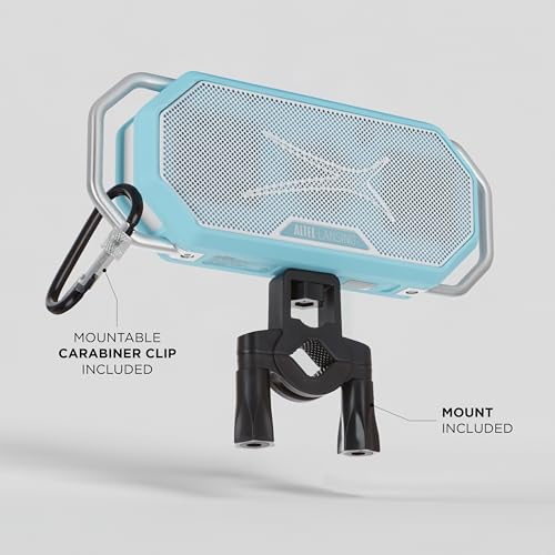 Image of Altec Lansing HydraWAVE Portable Bluetooth Speaker, 12h Playtime, USB-C Quick Charge, True Wireless Pairing, IP67 Waterproof Bluetooth Speaker, Voice Assistant Compatible