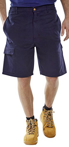 Beeswift Cargo Pocket Shorts Navy Blue 40 CLCPSN40 - 6