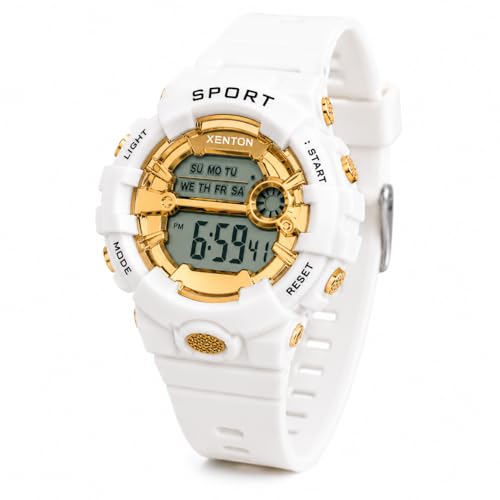 XENTON Store XENTON Digital Sports Watch for Boys & Girls, White - Image 2