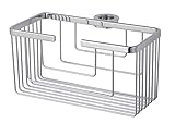 accesorios baño sin taladro opiniones Evita hacer taladros Kibath 131614 Portagel cesta de ducha y bañera sin taladros, 25cmx13cmx12cm
