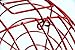 Regal Bingo - Jumbo Professional Bingo Cage - Includes Brass Cage, 75 Multi-Colored Ping Pong Balls, Master Board - for Large Group Games, Game Night, Bingo Hall, & Holiday Activities - 20 in - Red