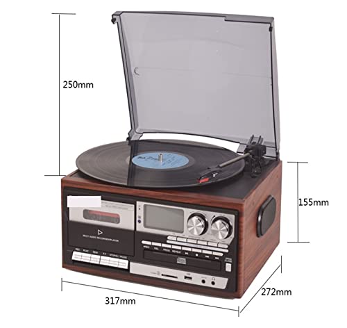 Tourne-Disque Vinyle Tourne-Disque Vinyle 3 Vitesses Platine Vinyle Vintage Lecteur de Cassettes CD Compatible Bluetooth Haut-Parleur Radio AM/FM Enregistreur USB - Les Beatles, Paul McCartney, John Lennon, RIngo Starr, George Harrison Tourne-Disque Vinyle Tourne-Disque Vinyle 3 Vitesses Platine Vinyle Vintage Lecteur de Cassettes CD Compatible Bluetooth Haut-Parleur Radio AM/FM Enregistreur USB – Image 6