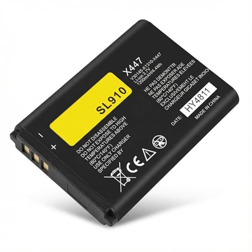 Battery for Siemens Gigaset SL910 SL910A SL910H V30145-K1310K-X447, V30145-K1310K-X447-0-HY Replacement Battery