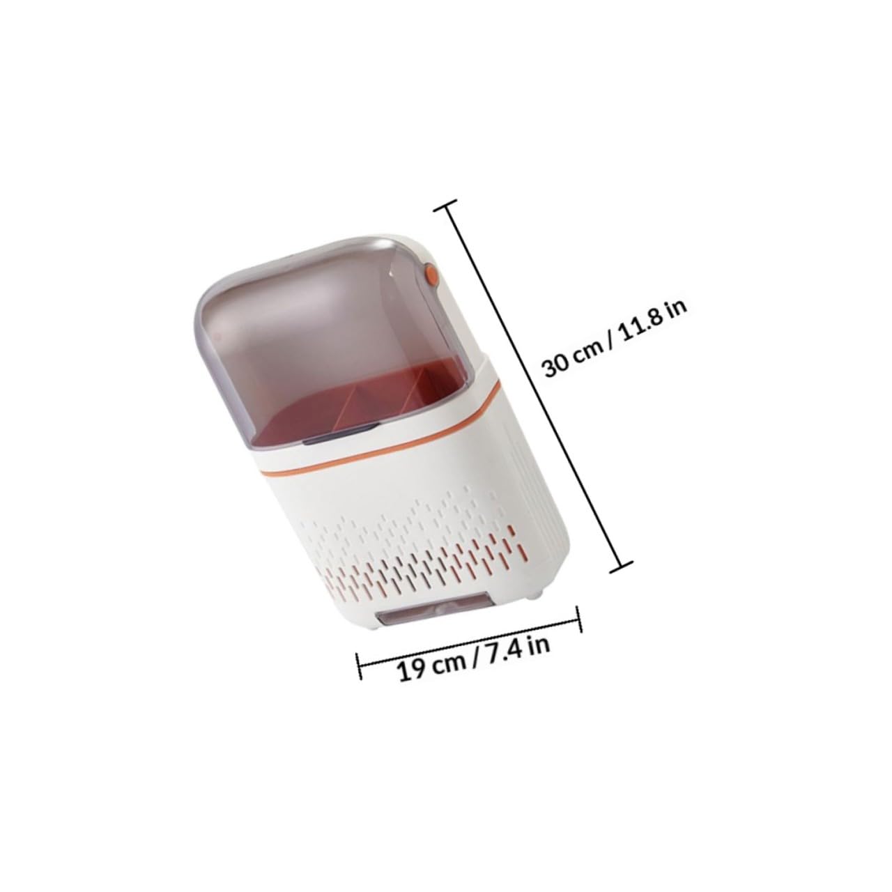 OUNONA Support Mural Blanc pour Ustensiles Cuisine Drainage et Gain de Place, Porte-baguettes en Pp et Pet pour Organisation Pratique Cuisine