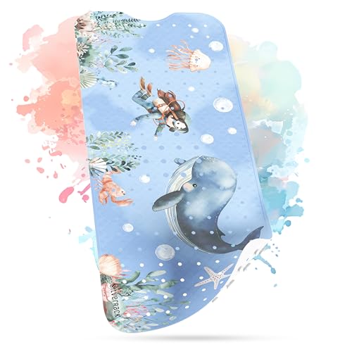 SilverRack Tapis de Bain antidérapant pour Enfant [100 x 40 cm] – Tapis antidérapant pour Baignoire sans BPA – Tapis de Bain pour Enfants – pour bébé...
