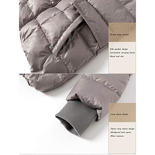 Jaqueta Curta De Inverno Feminina Com Capuz, Jaqueta Casual Quente De Moda Feminina, Parca De Invern