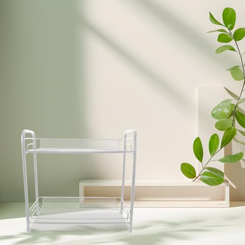 Organisateur de coin café double couche blanc pour libérer votre plan de travail - 7
