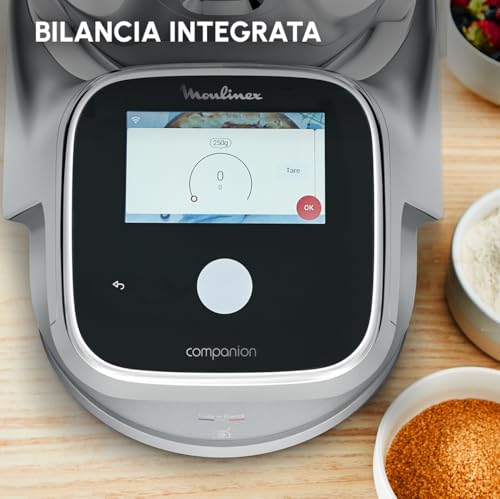 Moulinex I-Companion Touch Pro Robot da cucina multifunzione (Silver), Funzione Cottura, Capacità 3L, Schermo Touch, Bilancia Integrata 3 Moulinex I-Companion Touch Pro Robot da cucina multifunzione (Silver), Funzione Cottura, Capacità 3L, Schermo Touch, Bilancia Integrata