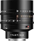 TTArtisan Obiettivo Cine Full Frame T2.1 da 85 mm con corpo in metallo compatibile con Sony E Mount, nero