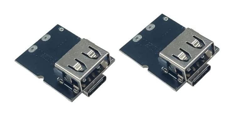 2 Pcs 1 USB Type-C Module Power Bank for Charging Power Supply PCB DIY Kit for Multiple Application