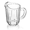 New Star Foodservice Resturant-Grade Polycarbonate Plastic Pitcher (Clear-1, 60 oz)