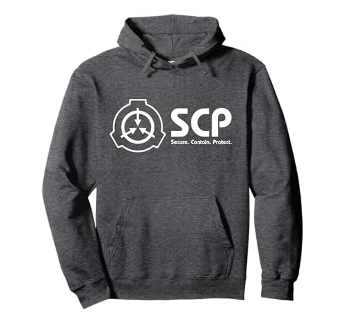 SCP Foundation Collection SCP Pullover Hoodie ,Grey ,Small
