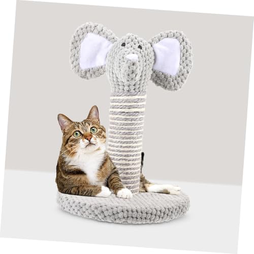Kit de 2 postes rascadores para gato con sisal natural miniatura 4
